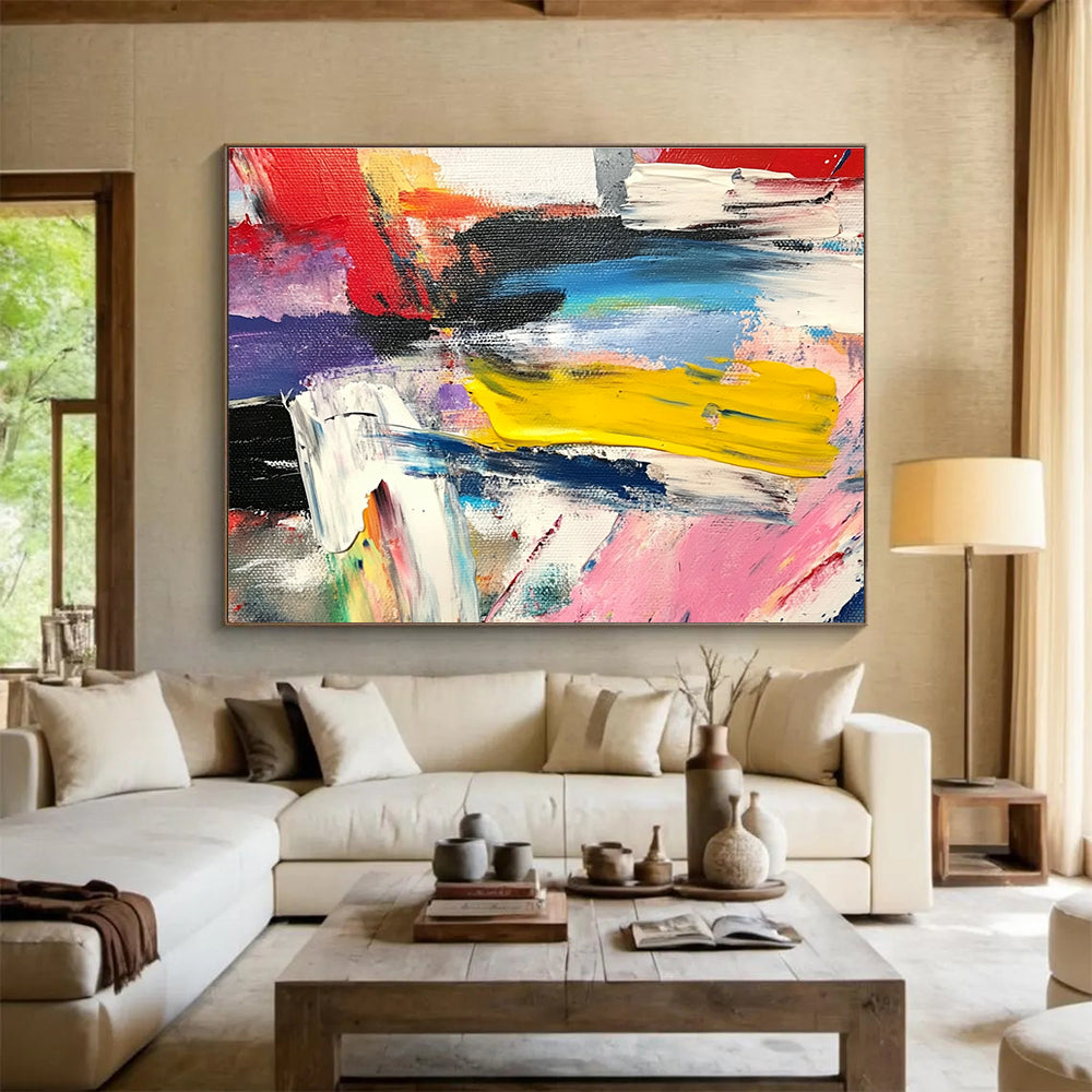 Bold Color Abstract - Chaos and Harmony ABS029