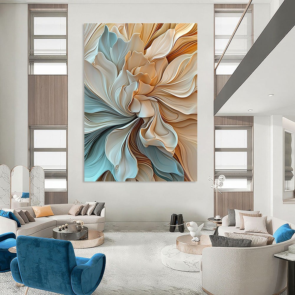 Abstract Floral Forms - Intricate Textured Abstract Art GAB0429