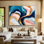 Fluid Color Abstract Painting with Dreamy Flow WINK782