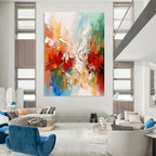 Colorful Explosion Abstract Painting for Artistic Event Venues HENG079
