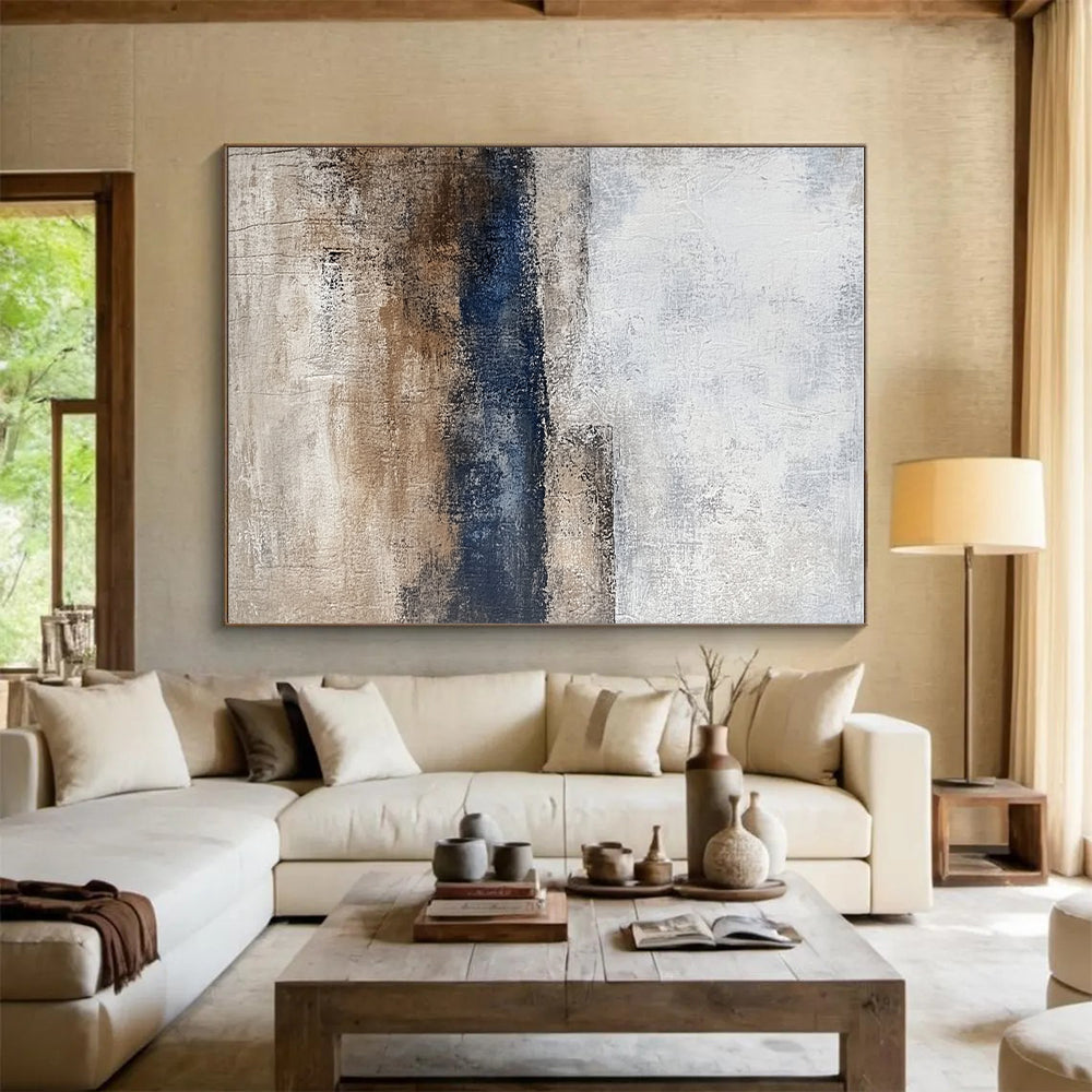 Neutral Tones Abstract Painting with Subtle Sophistication WINK340