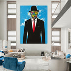 Colorful Graffiti Face Abstract Painting of Urban Identity GAB0194