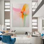 Fluid Abstract with Drips Painting for Contemporary Art Gallery Corridors GAB1226