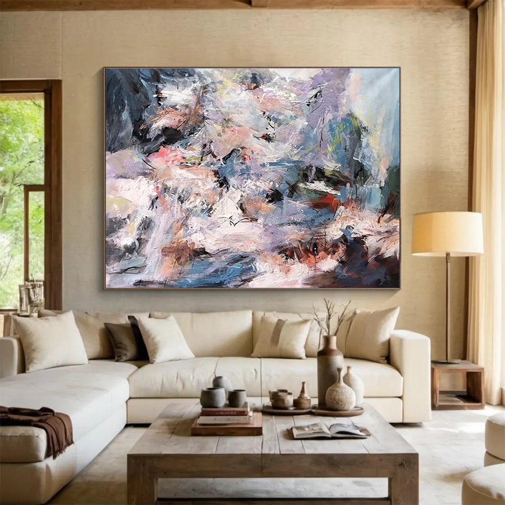 Vivid Chaos Abstract Painting for Creative Art Studios YHT151