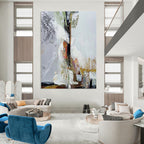 Intricate Abstract Design Abstract Painting for Modern Art Galleries HENG043