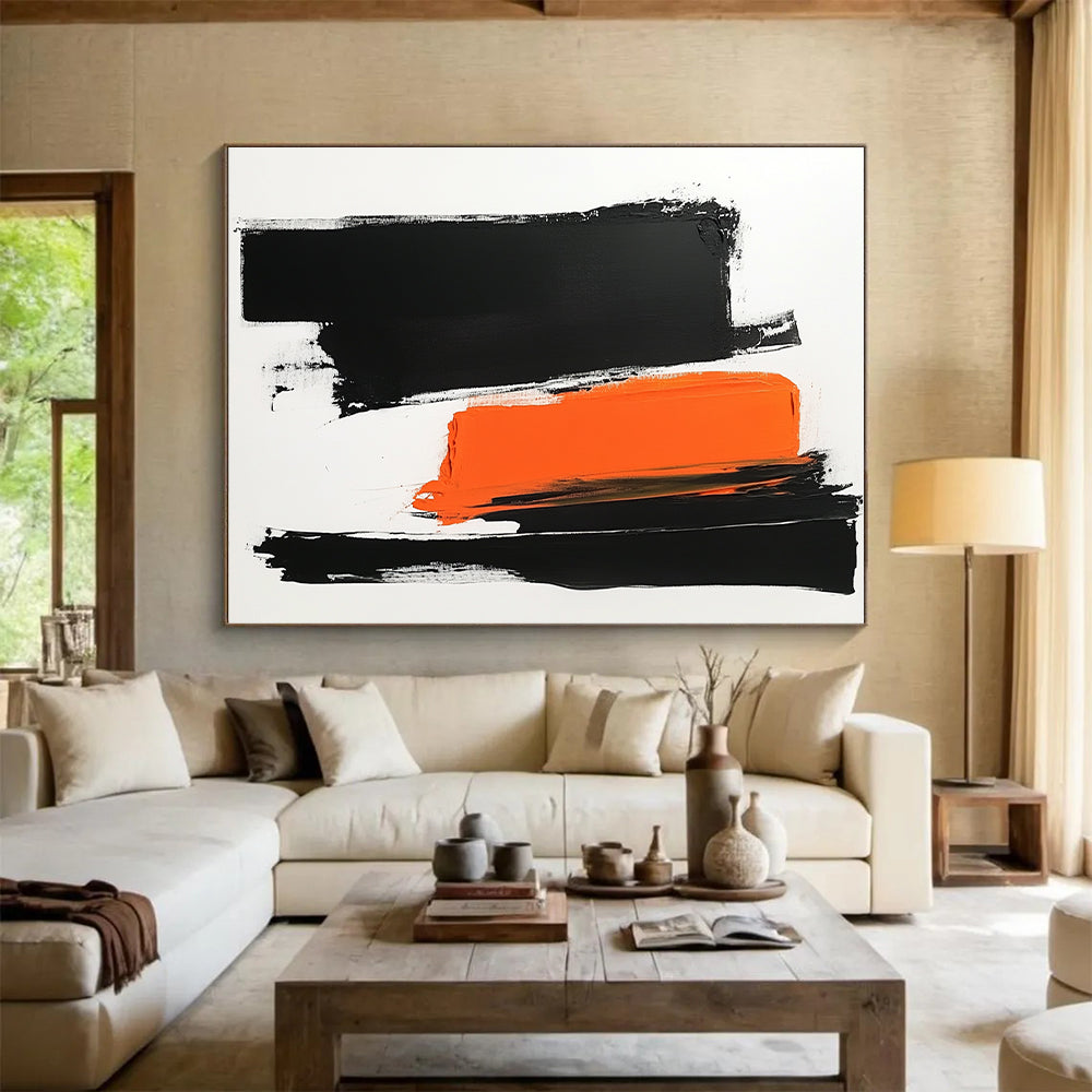 Bold Brushstrokes Abstract Painting with Raw Expression WINK187