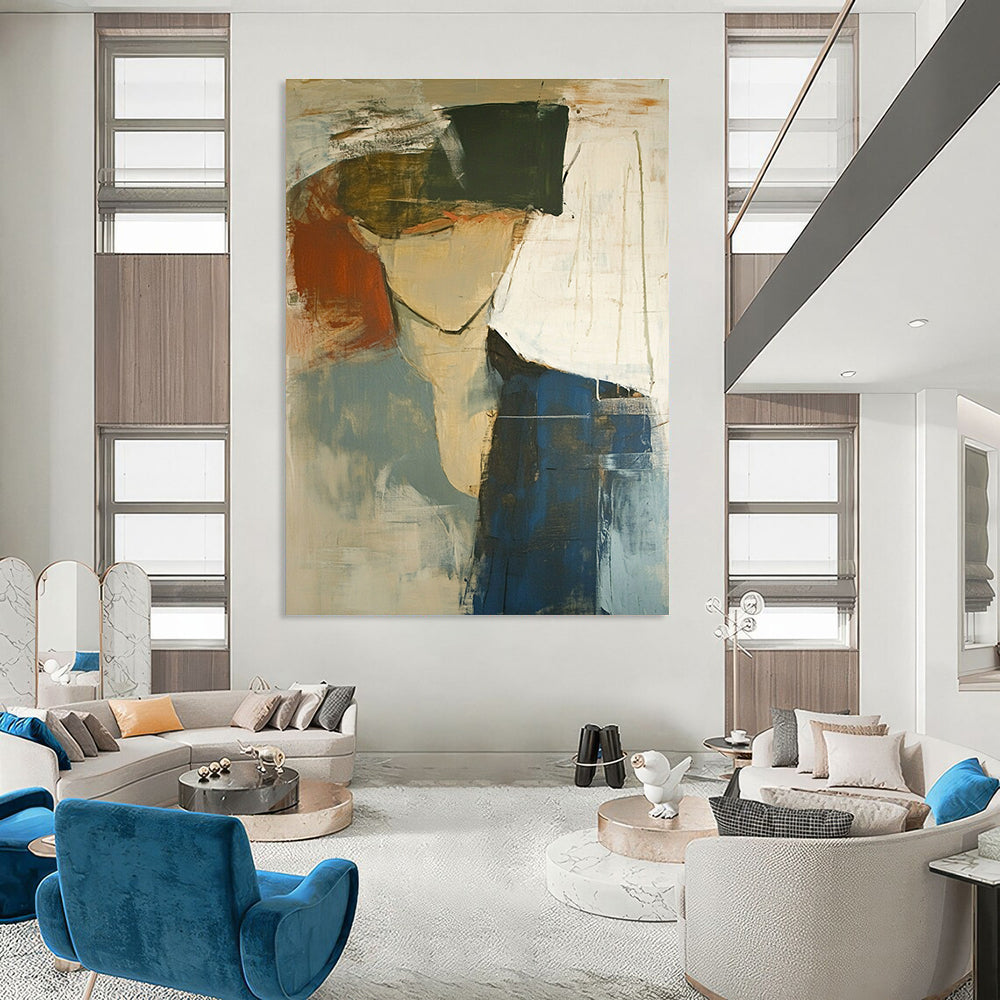Abstract Figure in Color Painting for Thoughtful - Styled Studios GAB1097