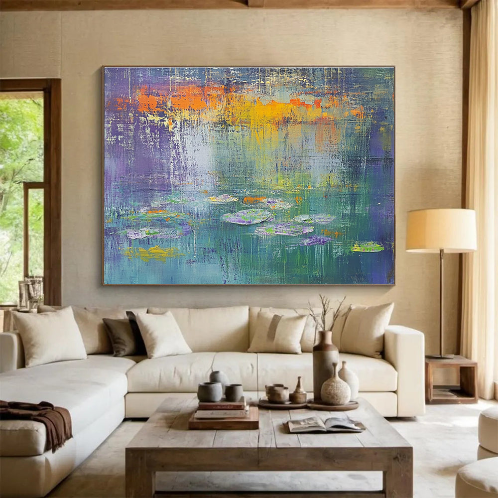 Abstract Water Lilies - Reimagining a Classic ABS025