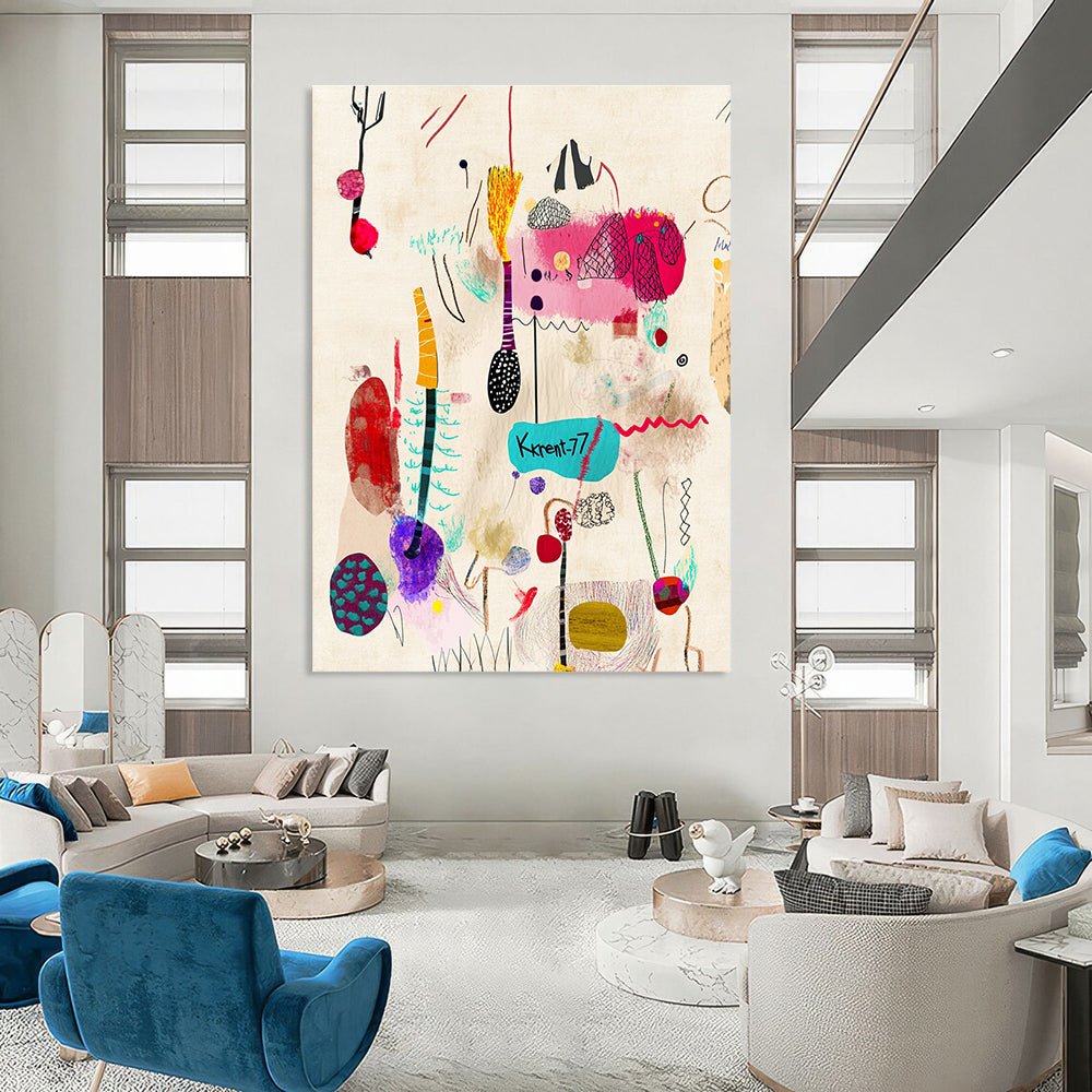 Eclectic Abstract Doodles - Spontaneous Creative Art GAB0396