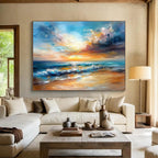 Colorful Clouds and Waves - a Symphony of Sky and Sea ABS009