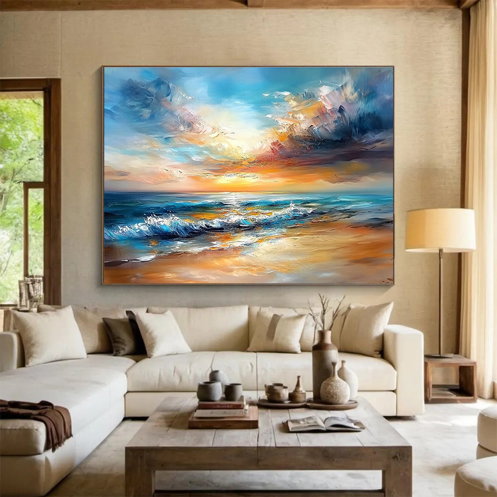 Colorful Clouds and Waves - a Symphony of Sky and Sea ABS009
