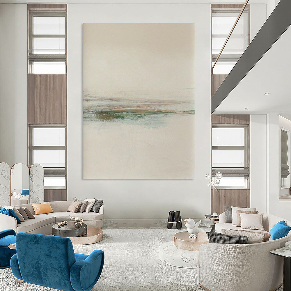 Gentle Soft - Toned Abstract Landscape for Restful Spaces HENG226