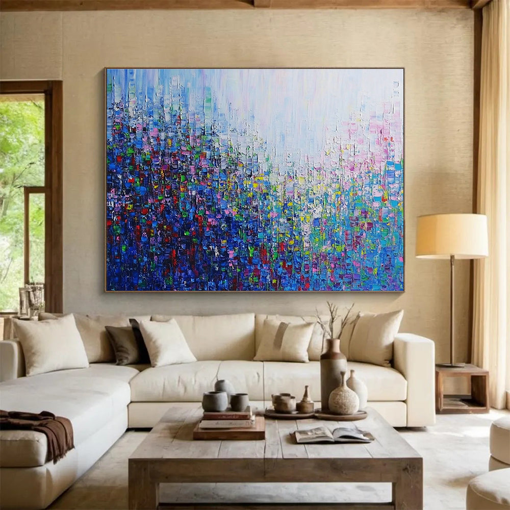 Colorful Pixel - like Abstract  Vibrant Modernity ABS065