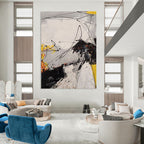 Energetic Abstract Expression Abstract Painting for Performing Arts Centers HENG054