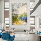 Subtle Color Abstract - Understated Abstract Painting GAB0642