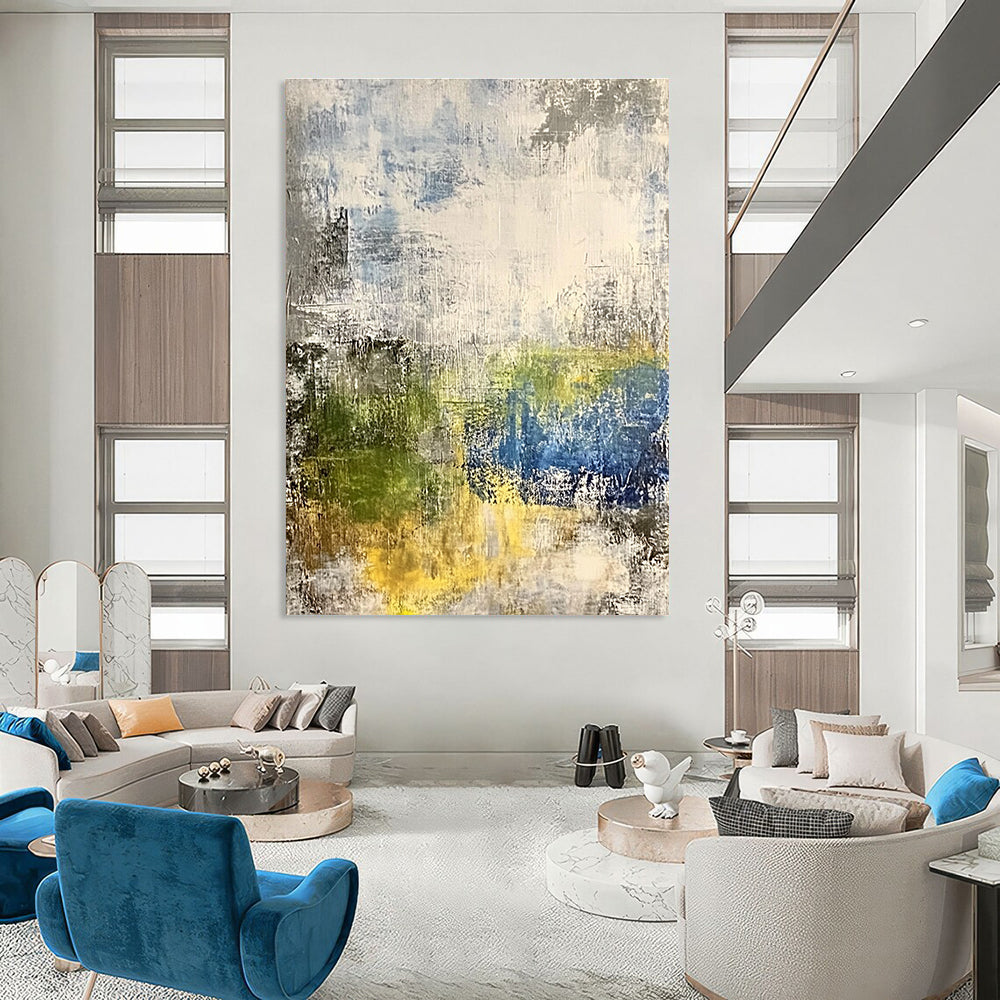 Subtle Color Abstract - Understated Abstract Painting GAB0642