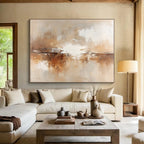 Earth - Toned Abstract: Warm, Muted Colors for Subtle Depth Abstract Painting ABS172