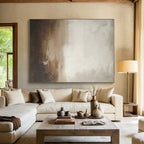 Subtle Tonal Gradient Abstract Painting with Calm Nuance WINK250