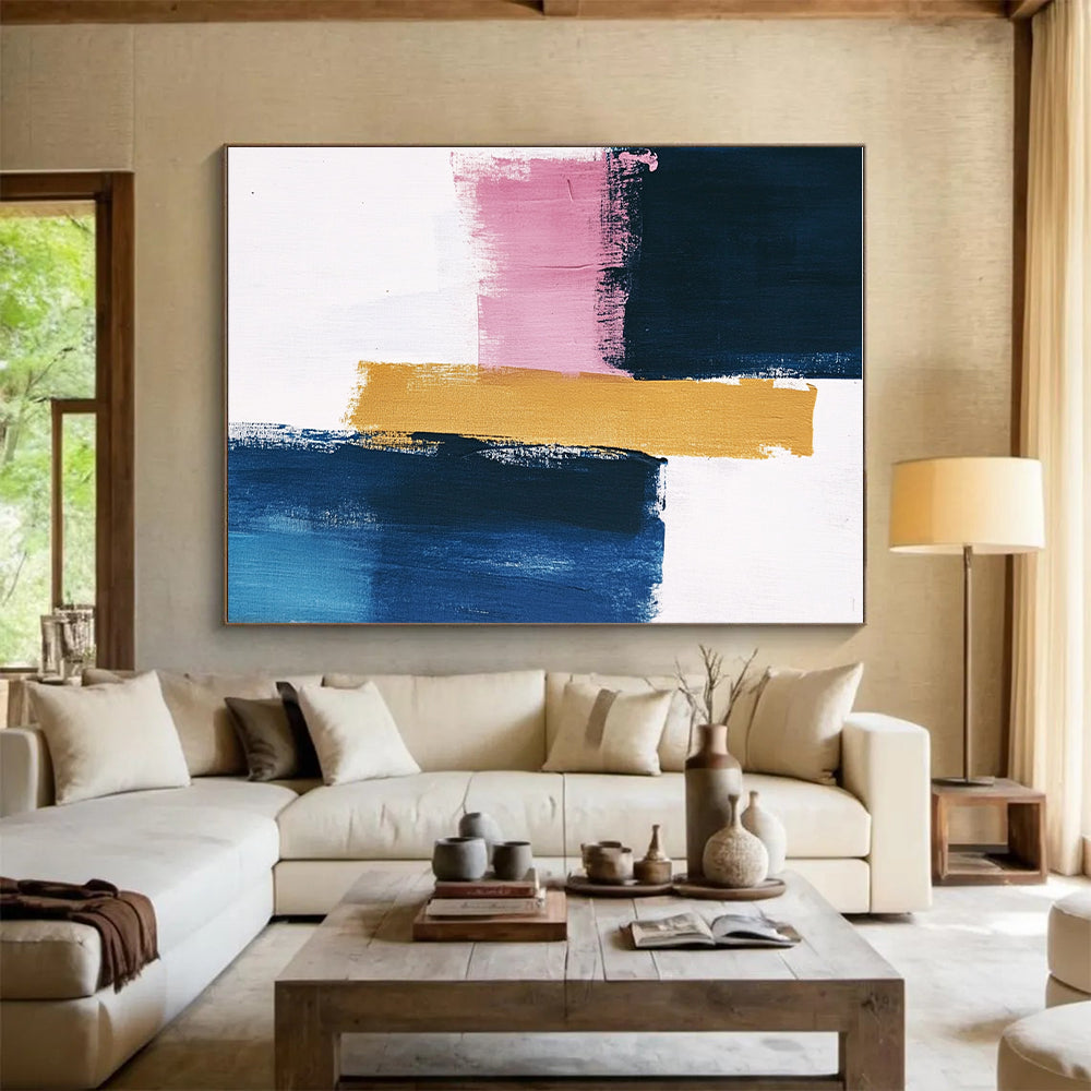 Color - Block Abstract Painting with Vibrant Hues WINK855