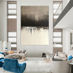 Gradient Textured Abstract Painting for Industrial - Styled Spaces GAB1100