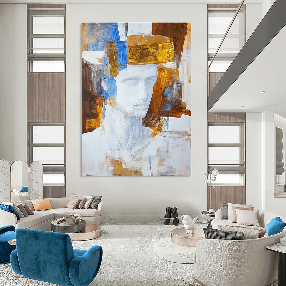 Abstract Sculpture Portrait Abstract Painting for Art - Centric Homes GAB1108