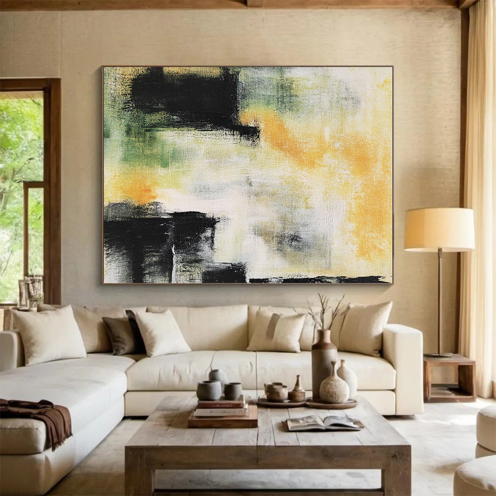Colorful Abstract Haze Painting with Dreamy Atmosphere WINK435