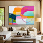 Colorful Abstract Forms Painting with Playful Creativity WINK144