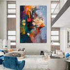 Dynamic Abstract Portrait of a Face Painting for Artistic Spaces HENG285