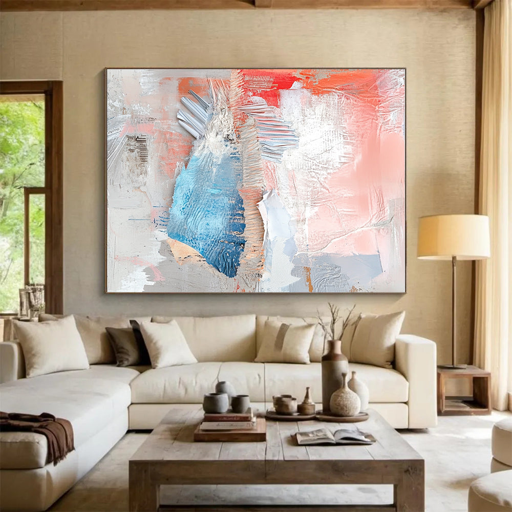 Collage of Textures 3 Abstract Painting with Raw Creativity WINK196
