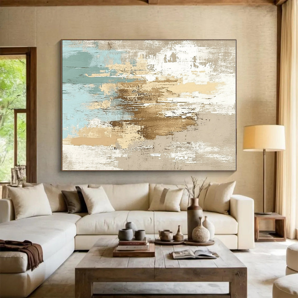 Soft Tones Abstract Painting with Gentle Tranquility WINK335