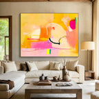 Bright Colorful Abstract Painting with Lively Energy WINK297