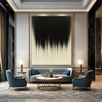 Black Gradient Art Subtle Monochrome Abstract Painting GAB0221