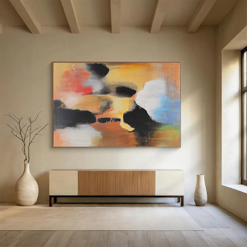 Soft - hued Abstract Art for Sophisticated Spaces ABS002