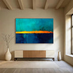 Bold Color Abstract Horizon  Dramatic Skies ABS115