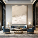 Neutral Textured Abstract Painting for Timeless Home Interiors HENG078