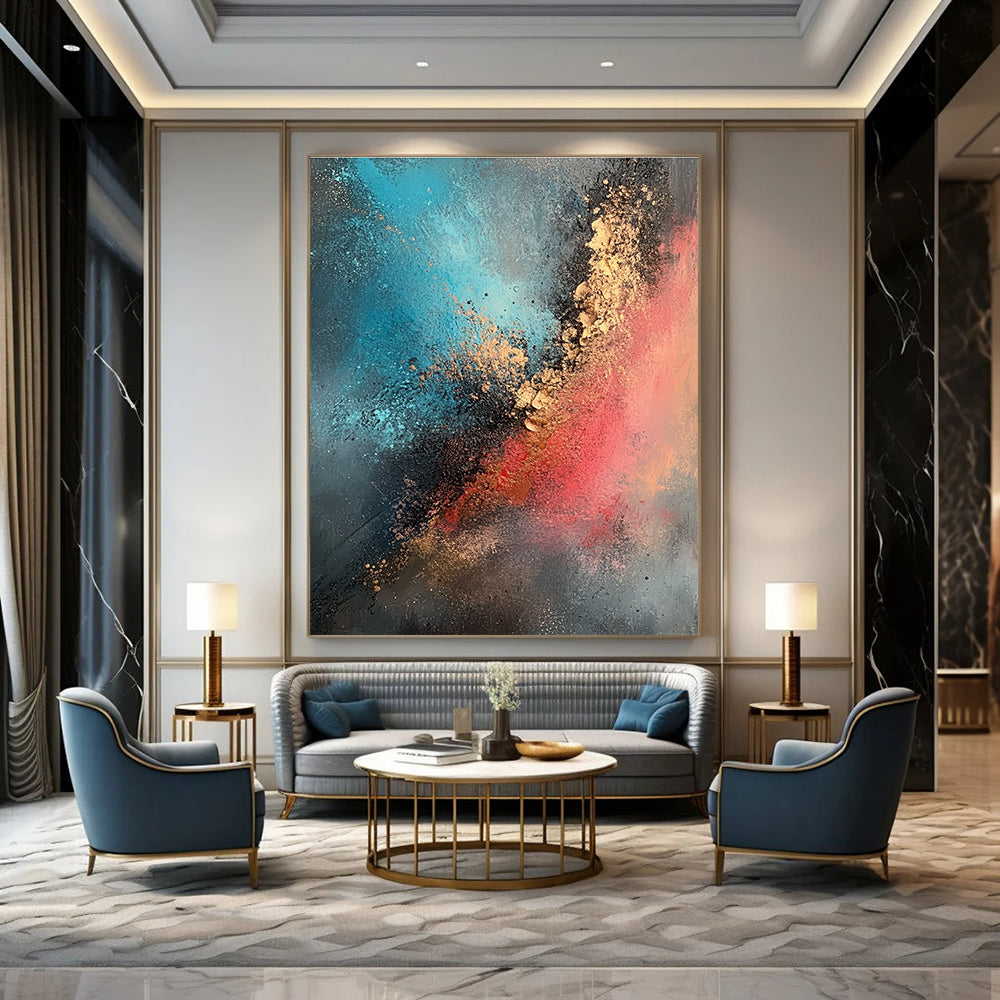 Celestial - Inspired Color - Blend Abstract Painting for Luxury Spas GAB0879