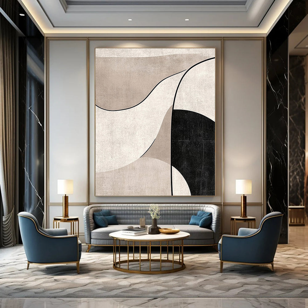 Minimalist Geometric Shapes - Modern Abstract Art GAB0502