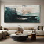 Cool Toned Abstract Painting with Calming Aura WINK579
