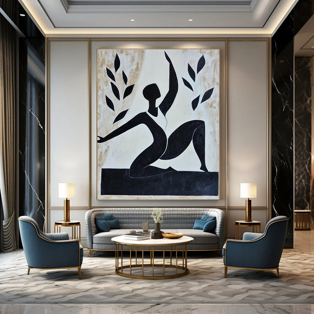 Big Custom-Fit Abstract Wall Art for Hallway & Entryway GAB0439