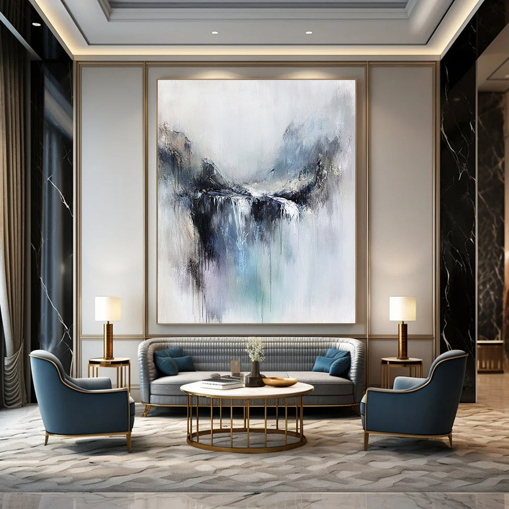 Waterfall Abstract - Ethereal Landscape Art GAB0547