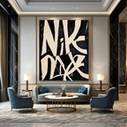 Nike - Inspired Graffiti Bold Brand - Themed Abstract Painting GAB0290