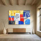 Colorful Urban - Style Abstract  Lively City Energy ABS107