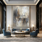 Abstract “Modern” Text Painting for Contemporary Design Studios GAB1235