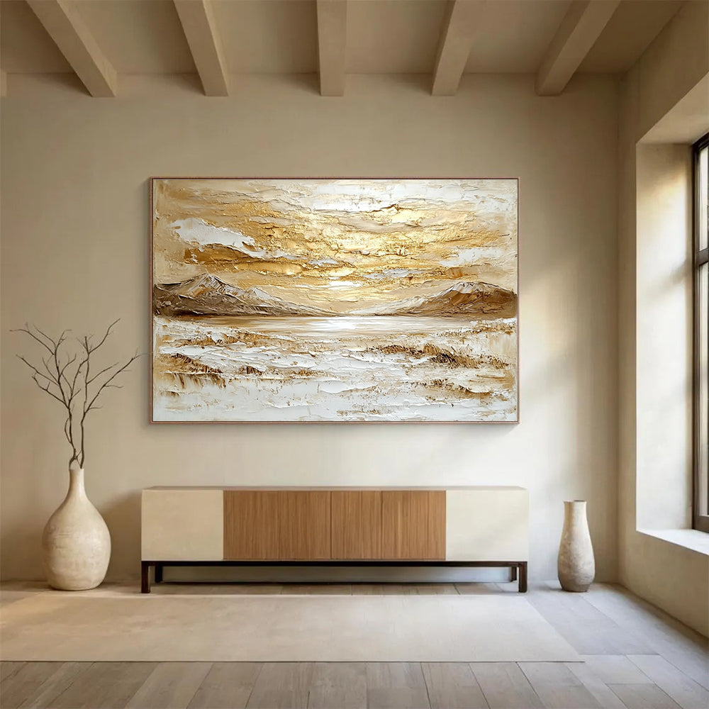 Gold - Textured Landscape  Opulent Natural Serenity ABS073