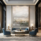 Misty Landscape Abstract Painting for Nature - Inspired Living Rooms GAB0931