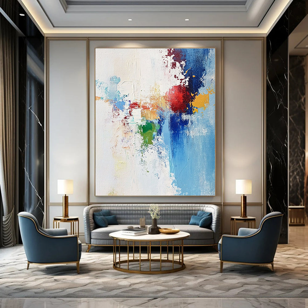Colorful Splash Abstract Painting for Creative Children’s Play Areas GAB0929