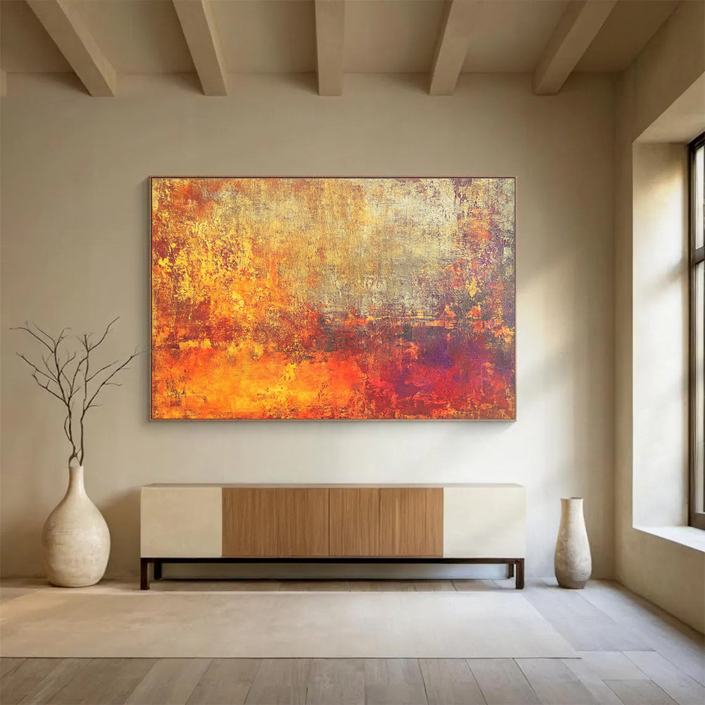 Warm Toned Abstract - Emotions in Heat ABS024