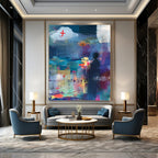 Collage - Style Abstract Painting for Art - Centric Cafes GAB1054