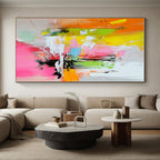 Colorful Horse Abstract Painting with Wild Spirit WINK716