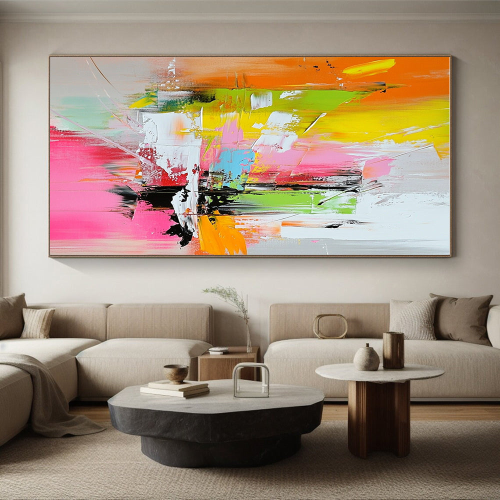 Colorful Horse Abstract Painting with Wild Spirit WINK716